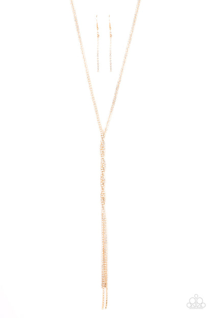 Paparazzi | Impressively Icy - Gold | Necklace