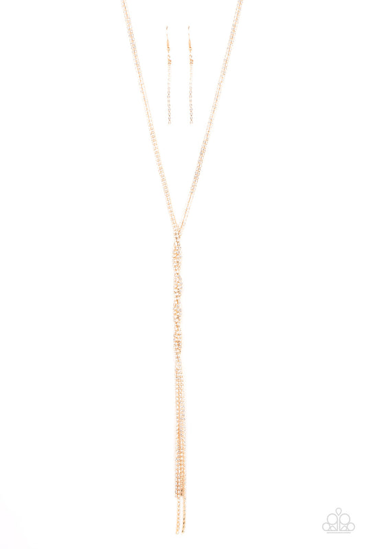 Paparazzi | Impressively Icy - Gold | Necklace