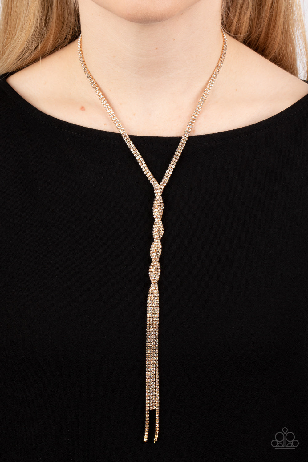 Paparazzi | Impressively Icy - Gold | Necklace