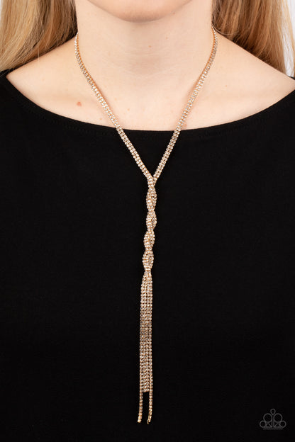 Paparazzi | Impressively Icy - Gold | Necklace