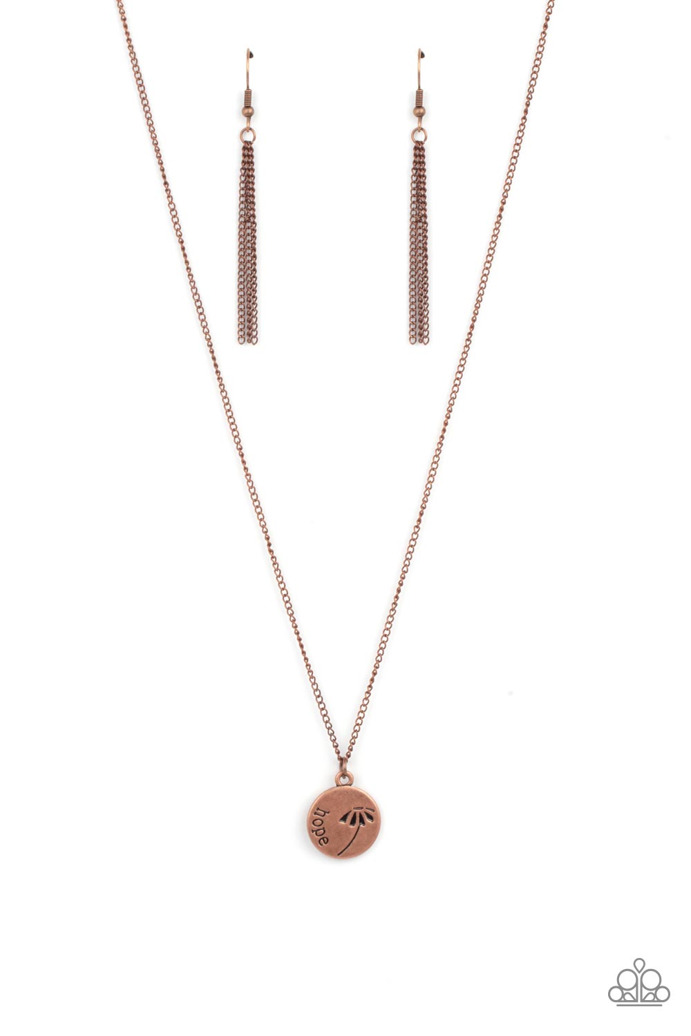 Paparazzi | Hold On To Hope - Copper | Necklace