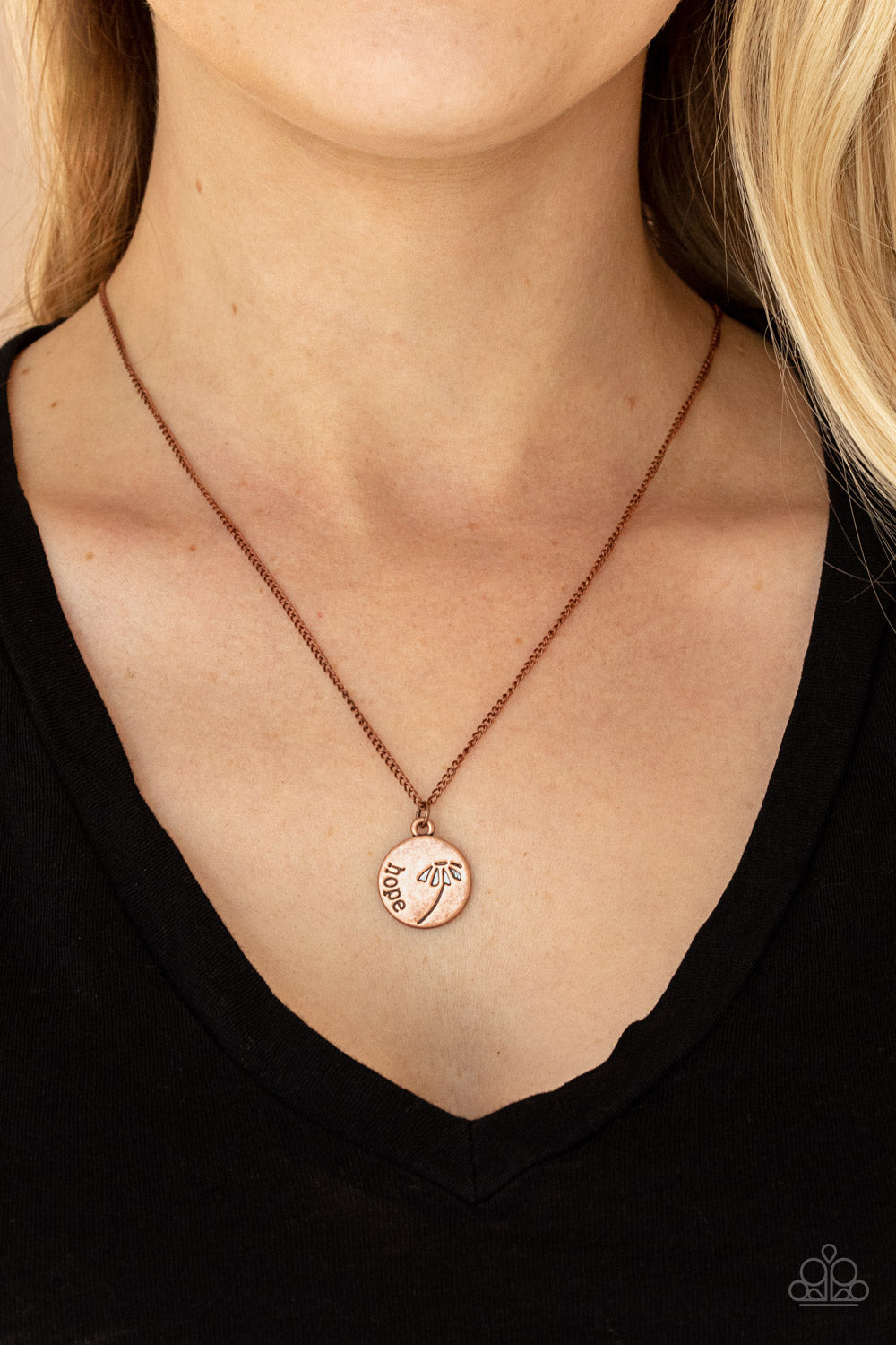 Paparazzi | Hold On To Hope - Copper | Necklace