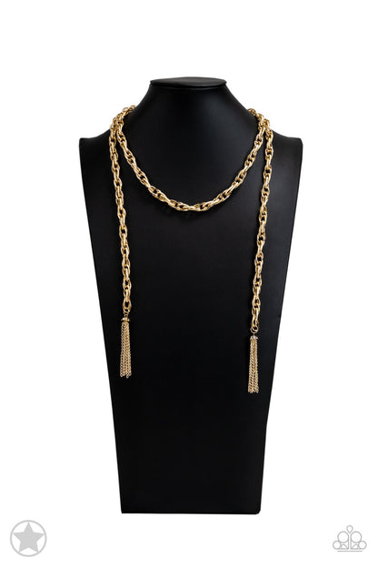 SCARFed for Attention - Gold - Paparazzi
