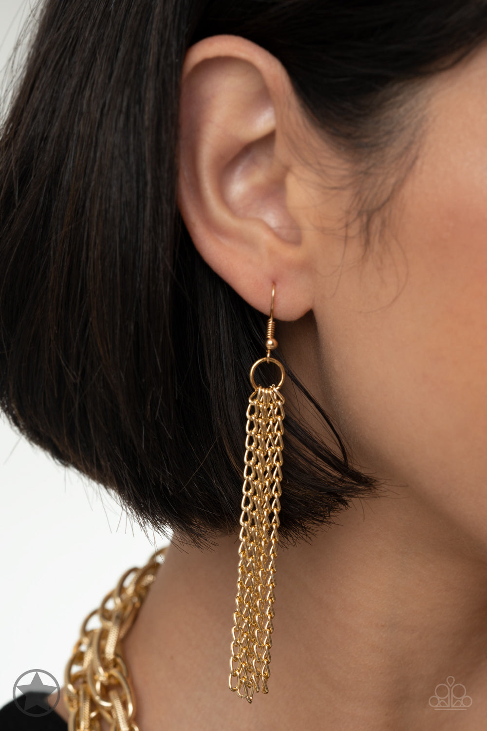SCARFed for Attention - Gold - Paparazzi