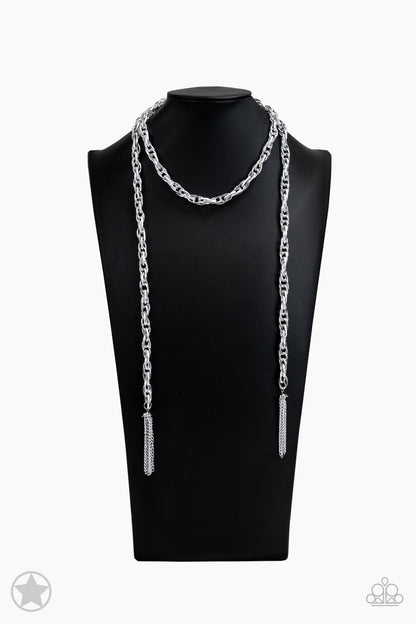 SCARFed for Attention - Silver - Paparazzi