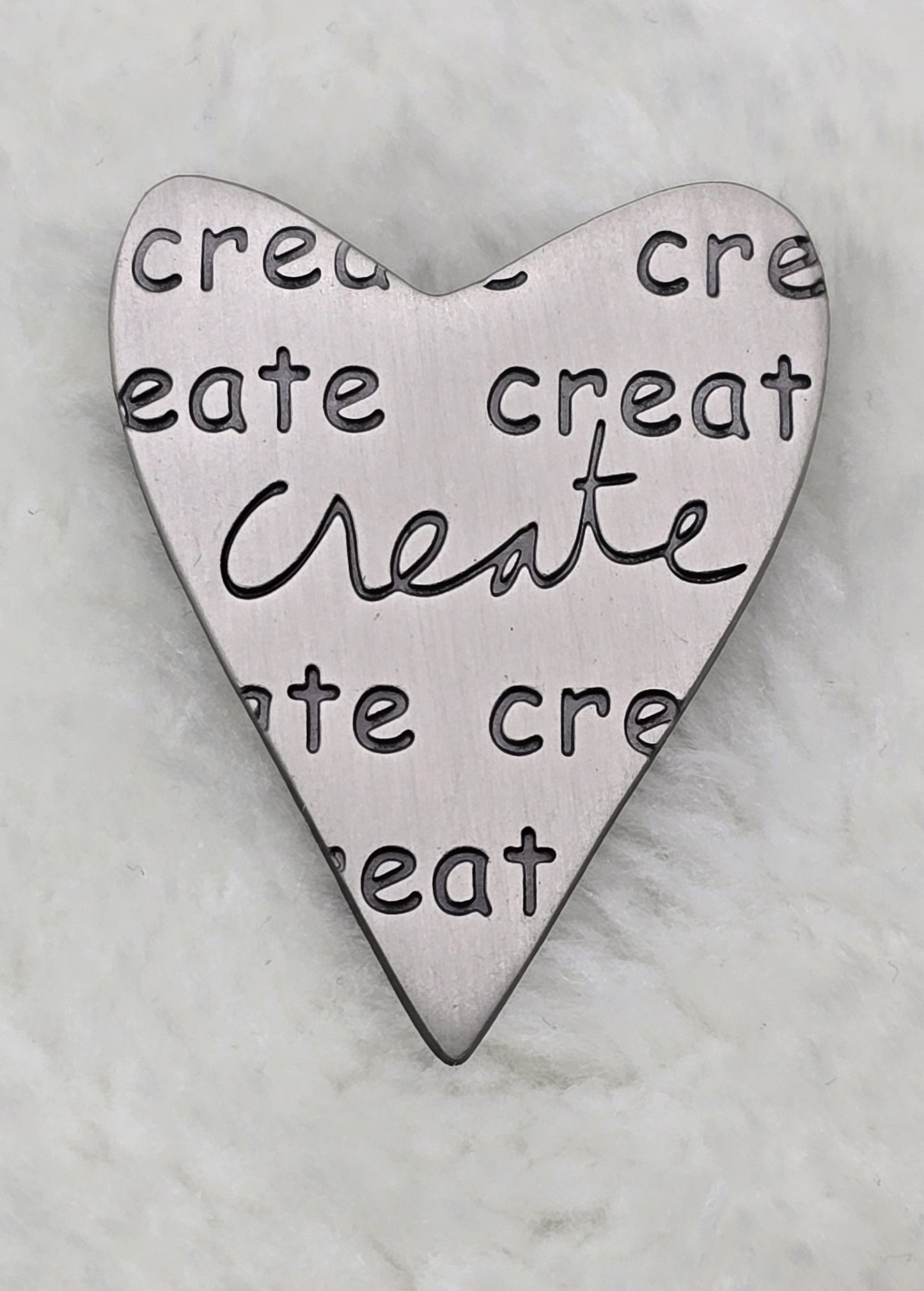 Vintage Inspirational Heart Brooch Pins