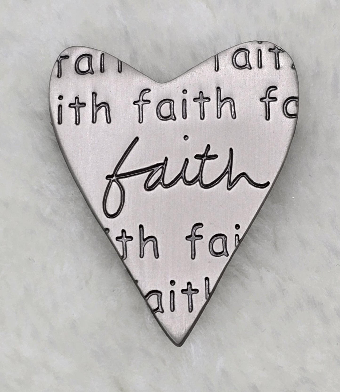 Vintage Inspirational Heart Brooch Pins