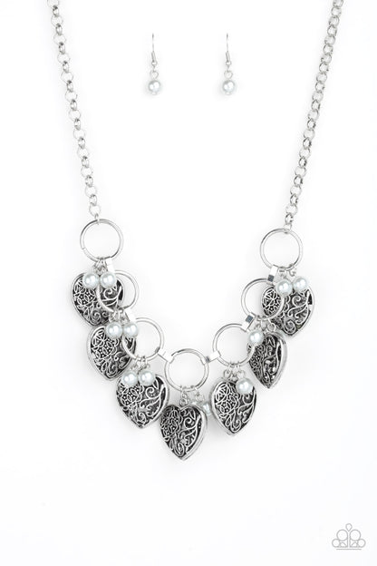 Paparazzi | Very Valentine - Silver | Necklace